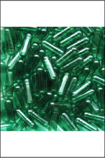 Capsules - Vegan Size Medium (0) Green Transparent 100pk